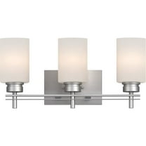 Volume Lighting  Carena 3-Light Indoor Nickel Bath or Vanity