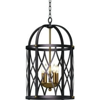 Volume Lighting V5205 5 Light 17" Wide Taper Candle Chandelier - Brushed Black / Brushed