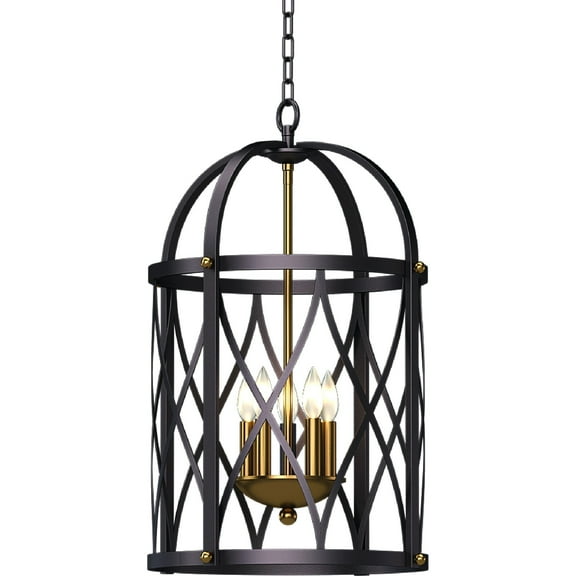Volume Lighting V5205 5 Light 17" Wide Taper Candle Chandelier - Brushed Black / Brushed
