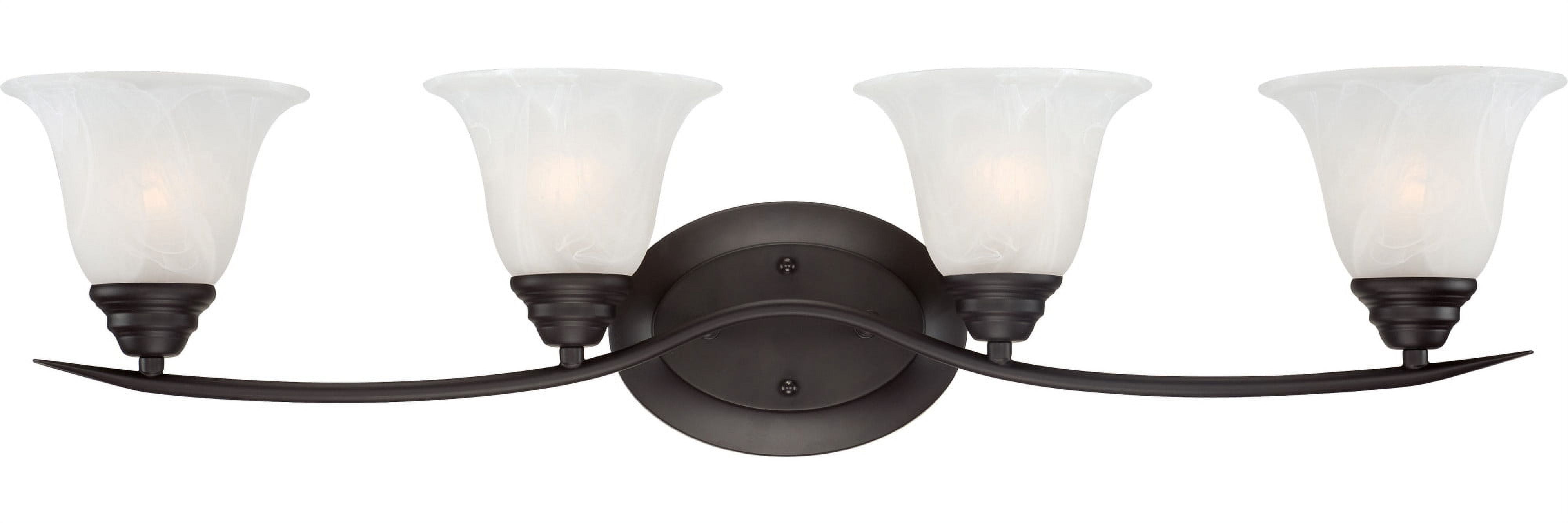 Volume Lighting V5234 Trinidad 4 Light 33" Wide Bathroom Vanity Light