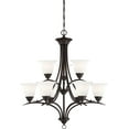 thumbnail image 1 of Volume Lighting V5249 Trinidad 9 Light 30" Wide Chandelier - Bronze, 1 of 2