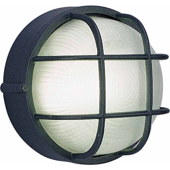 Volume Lighting 8790-5 Nautical Outdoor 1 Light 7.5" Height Outdoor Wall Sconce - Black