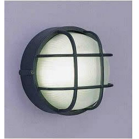 Volume Lighting V8890 Nautical Outdoor 1 Light 10" Height Outdoor Wall Sconce - Black