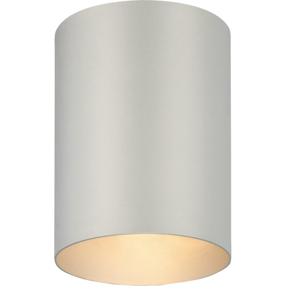 Volume Lighting 9615-20 1 Light 5" Wide Outdoor Flush Mount Ceiling Fixture - Grey