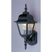 Volume Lighting V9830 1 Light 16.5" Height Outdoor Wall Sconce - Black