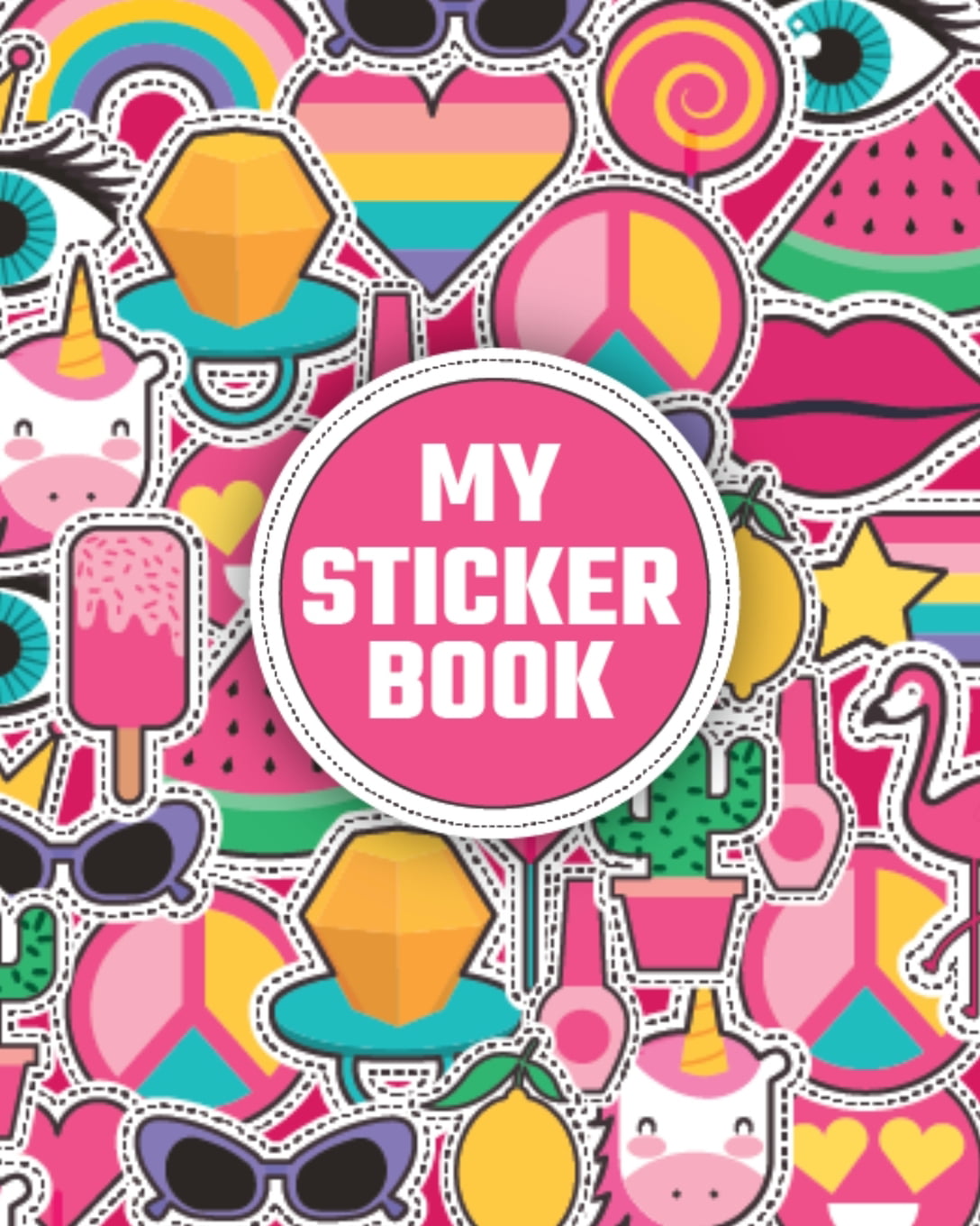 Sticker Collecting Album: Lovely Cover Design Stickers Activity Book &  Blank Sticker Book & Sticker Collecting Album Book for Kids, Children, Boys  &  Book for Build their Creative Knowledge: Publications, BTB.
