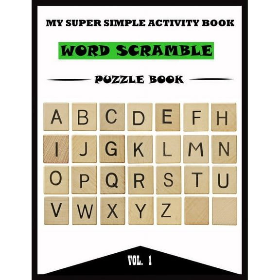 Volume: My Super Simple Activity Book: Word Scramble Puzzle Book (Paperback)