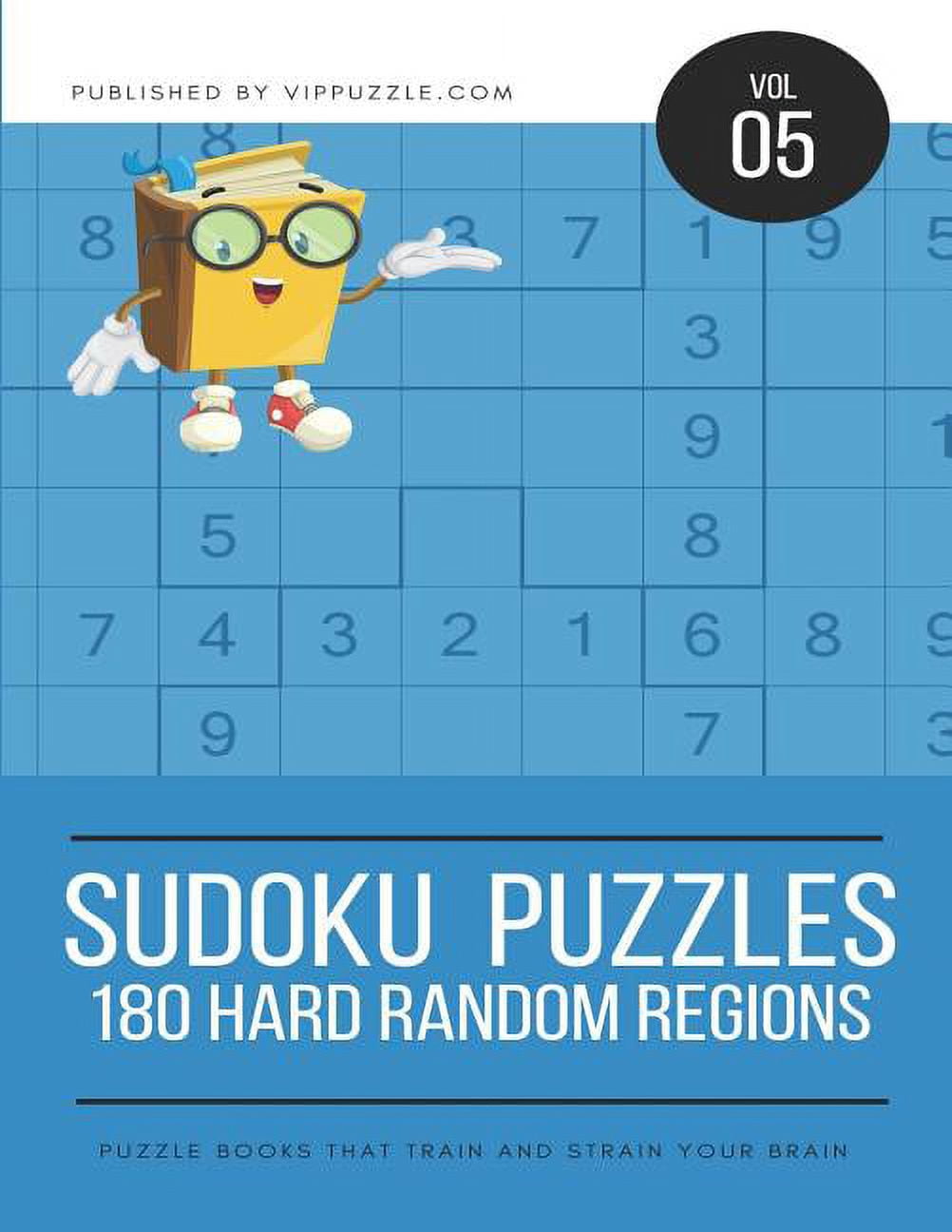 Volume Sudoku Puzzles - 180 Hard Random Region, Book 5, (Paperback)