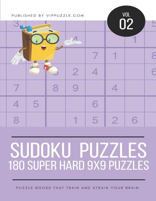Volume: Sudoku Puzzles - 180 Super Hard 9x9 Puzzles (Series #2) (Paperback)