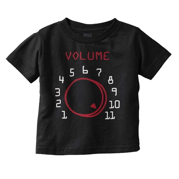 Volume Up Funny Loud Babies Humor Toddler Boy Girl T Shirt Infant Toddler Brisco Brands 18M