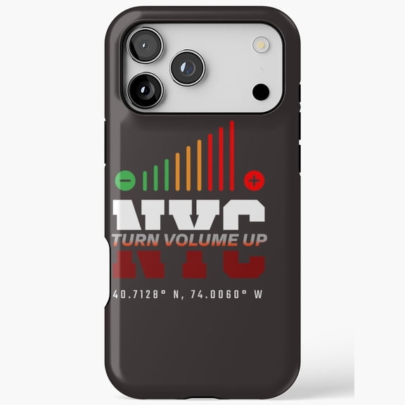 Volume Up New York 2026 iPhone Case 17 through 11 Pro Max