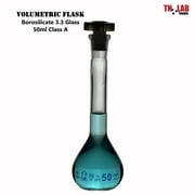 Volumetric Flask 1000ml 1L Borosilicate Glass 24/29 Class A Accuracy