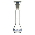 thumbnail image 1 of Volumetric Flask, 10ml - Class A - 10/19 Polyethylene Stopper, Borosilicate Glass - Blue Graduation, Tolerance +/-0.025 - Eisco Labs, 1 of 1