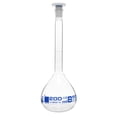 thumbnail image 1 of Volumetric Flask with 14/23 Stopper, 200ml - Class B - Interchangeable Joint - Borosilicate Glass - Eisco Labs, 1 of 1