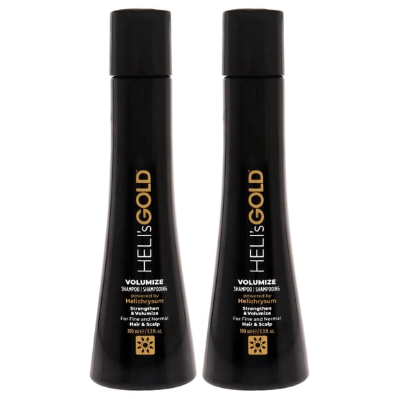 Volumize Shampoo by Helis Gold for Unisex - 3.3 oz Shampoo - Pack of 2