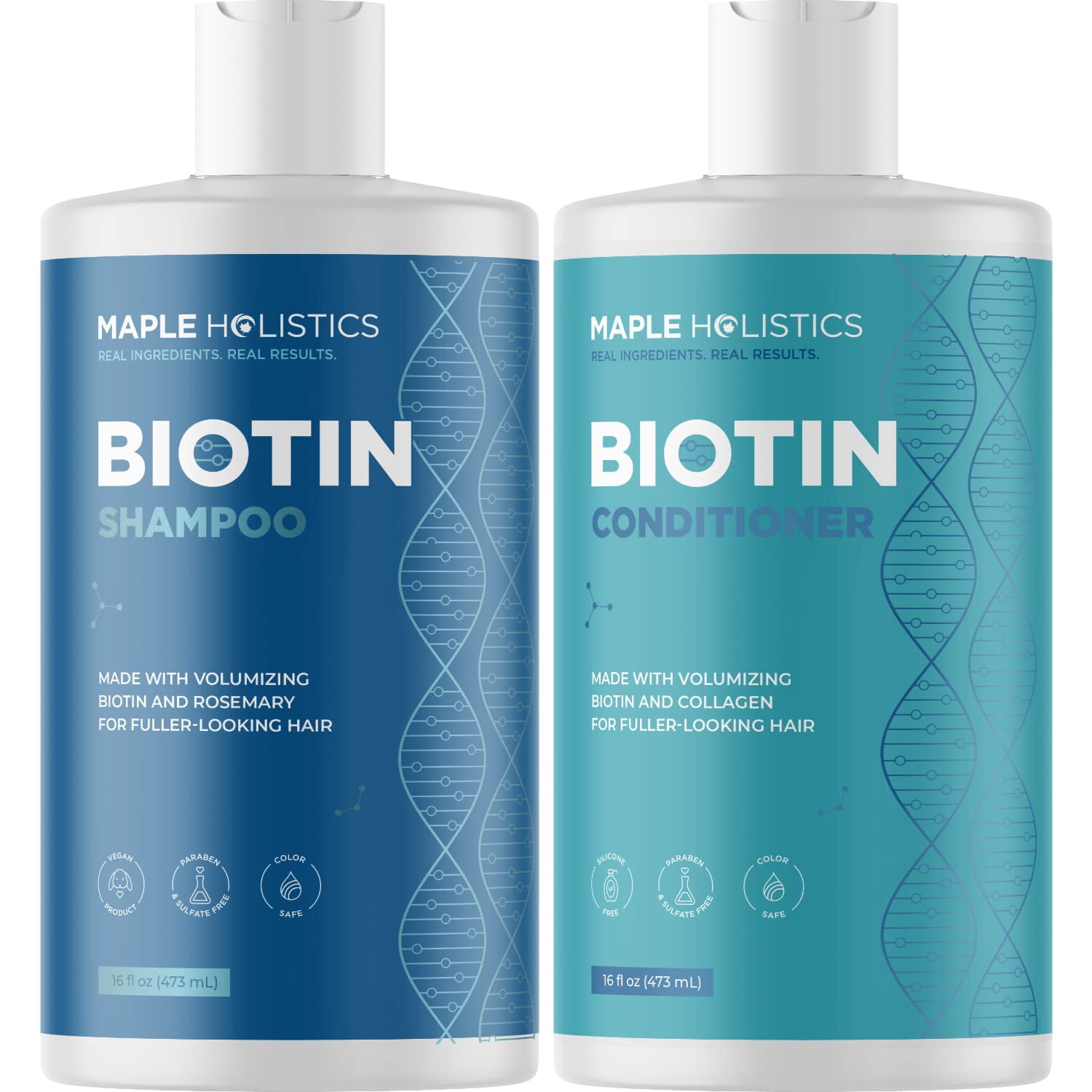 Volumizing Biotin Shampoo and Conditioner Set Sulfate Free Shampoo