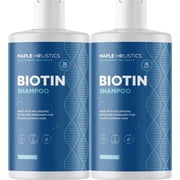 Volumizing Biotin Shampoo for Thinning Hair - Thin Hair Shampoo with Rosemary Argan and Essential Oils for Hair Care - Vegan Sulfate Free Shampoo for Damaged Dry Hair 2 Pack