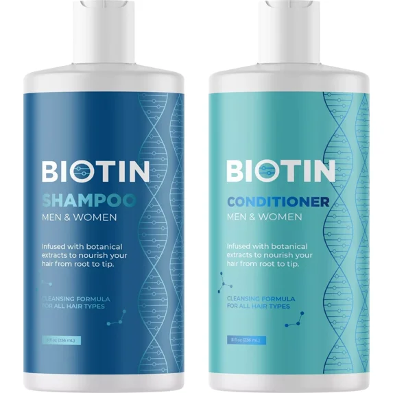 Volumizing Biotin Shampoo and Conditioner Set