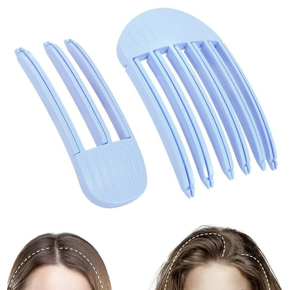 Volumizing Hair Clips, 2Pcs Hair Volume Clip for Fluffy Bangs, Easy High Crown Volume Tool for Women, No Crease Hair Root Lifting Clips for a Natural Puffy Lazy and Seamless Hairstyle