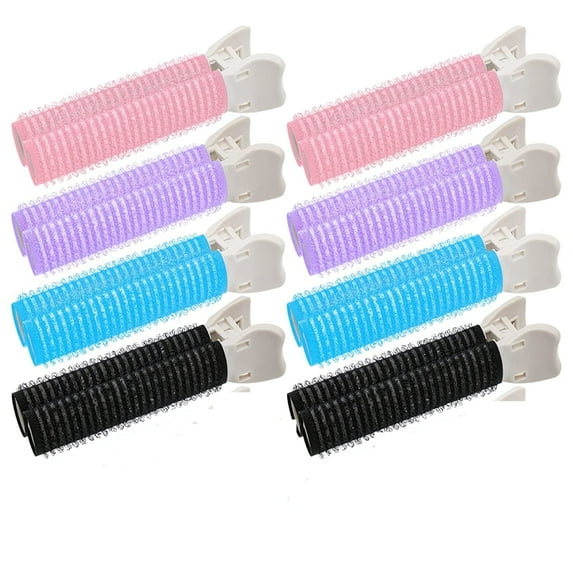Volumizing Hair Root Clip, Root Clips for Hair Volume,8 Pcs Volumizing Hair Roots Self Clip Natural Fluffy Hair Curlers Clip Hair Styling DIY Tool Rollers (Pink,Blue,Purple,Black)
