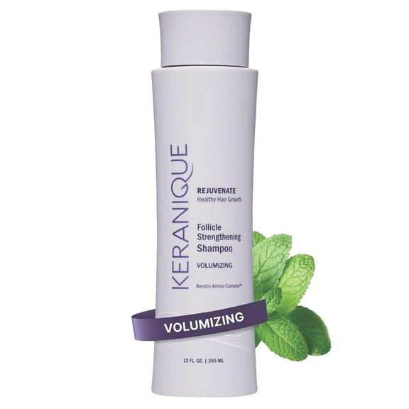 Keranique Volumizing Shampoo, Hair Growth Shampoo for Women with Keratin Complex, 12 fl oz