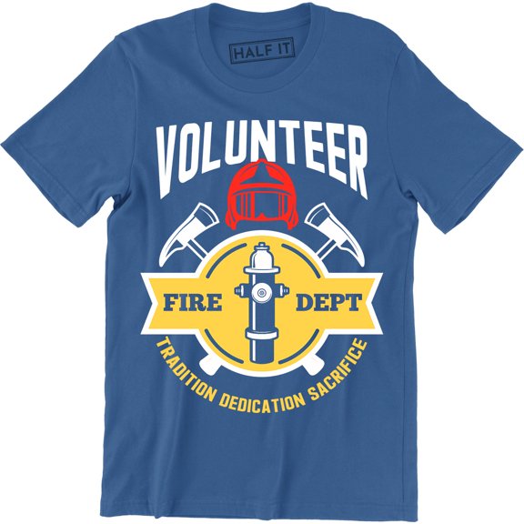 Volunr Fire Dept Decal Quality Reflective Tradition Dedication Sacrifice T-Shirt