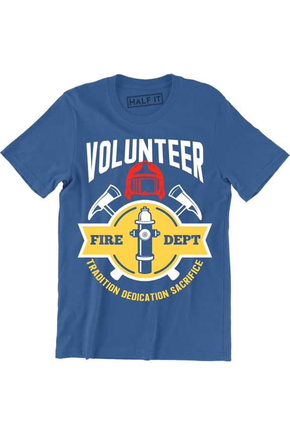 Volunr Fire Dept Decal Quality Reflective Tradition Dedication Sacrifice T-Shirt