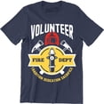 thumbnail image 1 of Volunr Fire Dept Decal Quality Reflective Tradition Dedication Sacrifice T-Shirt, 1 of 4