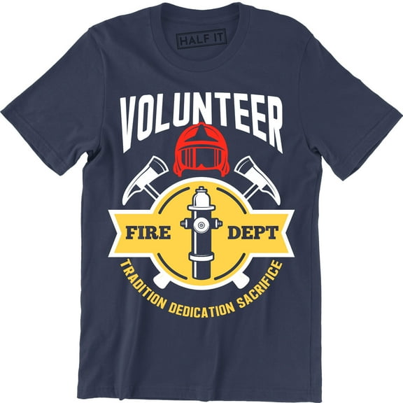 Volunr Fire Dept Decal Quality Reflective Tradition Dedication Sacrifice T-Shirt