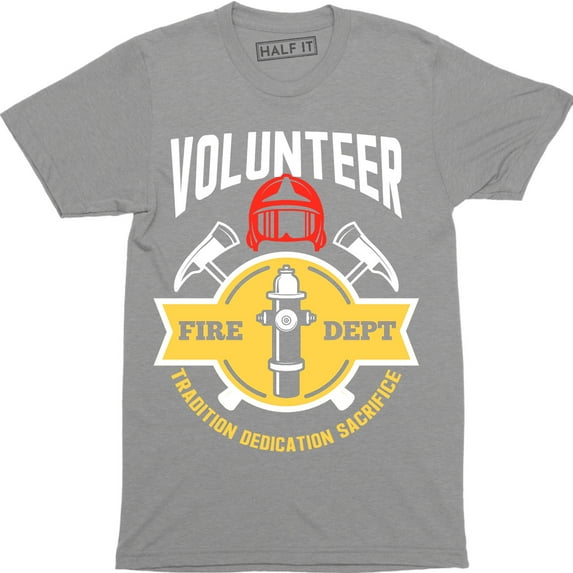 Volunr Fire Dept Decal Quality Reflective Tradition Dedication Sacrifice T-Shirt