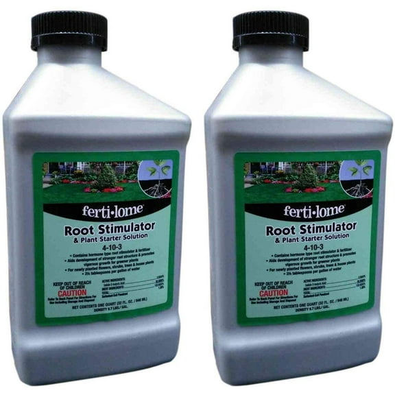 Voluntary Purchasing Group Fertilome 10645 Root Stimulator and Plant Starter Solution, 32-Ounce Pack of 2