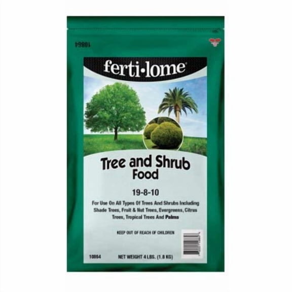 Voluntary Purchasing Group Fertilome 10864 Tree and Shrub Food, 19-8-10, 4-Pound - Pack of 4