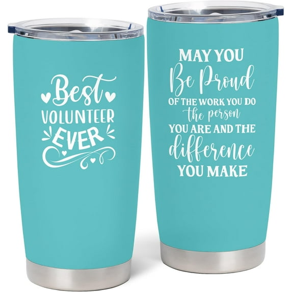 Volunteer Appreciation Gifts, Volunteer Gifts for Women, Thank You Gift for Volunteers, Best Volunteers Ever-20oz Tumbler