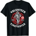 thumbnail image 1 of Volunteer Firefighter Design for Men Fireman T-Shirt, 1 of 4