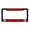 thumbnail image 1 of Volunteer Firefighter Fire Fighter Car Truck Auto License Plate Frame, 1 of 2