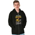 thumbnail image 1 of Volunteer Firefighter Lifestyle Fire Men's Big & Tall Graphic Zip Up Hoodie Brisco Brands 5X, 1 of 5