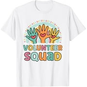 Volunteer Squad Funny Matching For Girls Volunteer T-Shirt