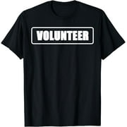 Volunteer T-Shirt Charity Event Group Shirts Volunteers T-Shirt