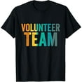 thumbnail image 1 of Volunteer Team Job Unpaid Volunteers Volunteering T-Shirt men and women can wear, black, white, gifts, 1 of 4