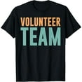 thumbnail image 1 of Volunteer Team T-Shirt men and women can wear, black, white, gifts, 1 of 4