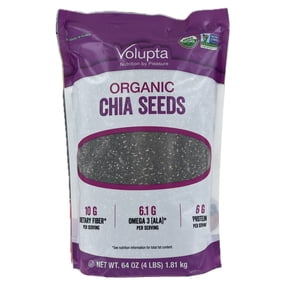 Volupta Organic Chia Seeds 64 Ounce