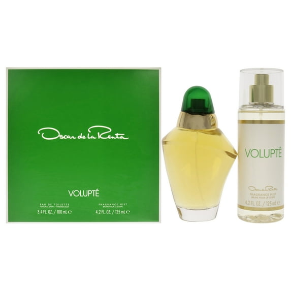Oscar De La Renta Volupte 2PC Set for Women - Elegant Floral Eau De Parfum - 3.4 oz