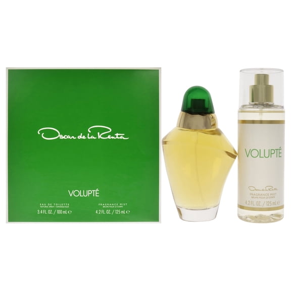 Oscar De La Renta Volupte 2PC Set for Women - Elegant Floral Eau De Parfum - 3.4 oz