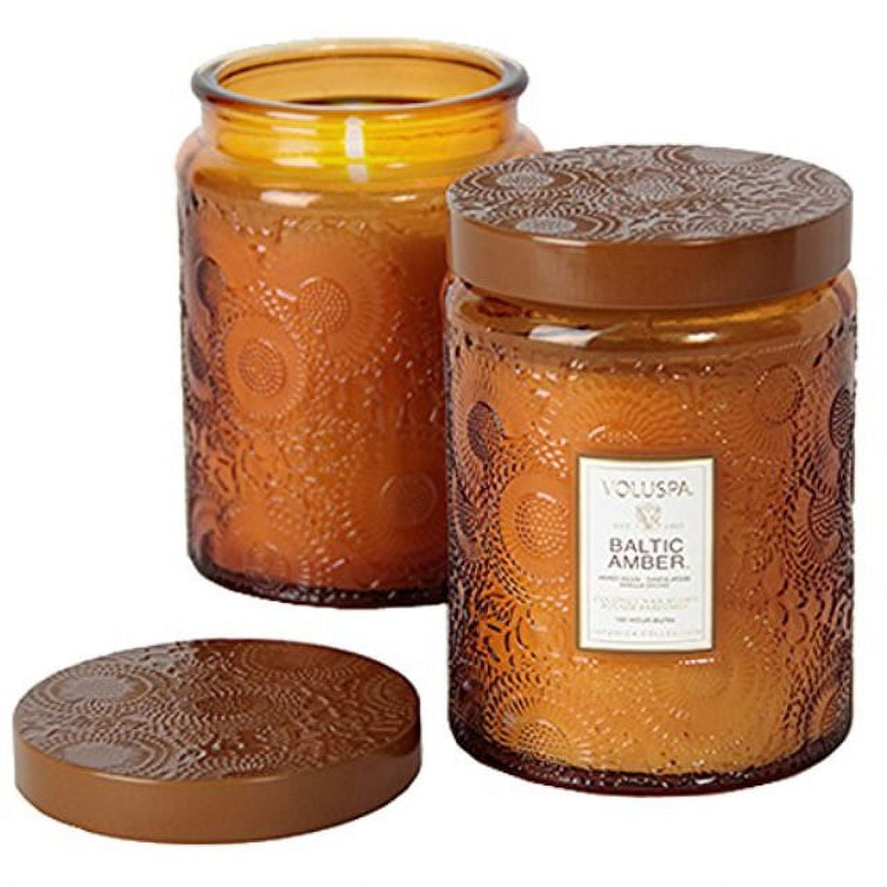 Voluspa - Baltic Amber Large Glass Jar Candle