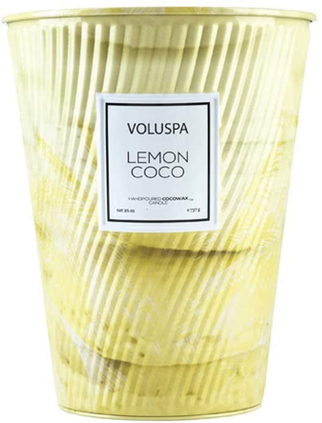 Voluspa Lemon Coco 2Wick Tin Candle 26 oz