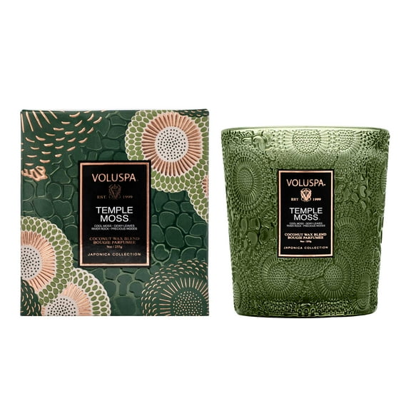 Voluspa TEMPLE MOSS CLASSIC CANDLE 9.5 oz