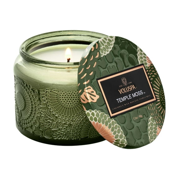 Voluspa TEMPLE MOSS PETITE JAR CANDLE 4.5 oz