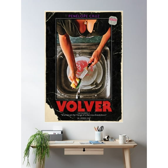 Volver - Penelope Cruz Poster Wall Art, Modern Wall Decor For Living Room Bedroom, 8x12 UNFRAMED