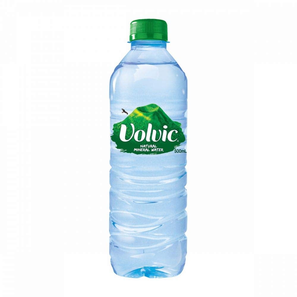 Volvic Natural Mineral Water Bottles 500ml (Pack of 24)