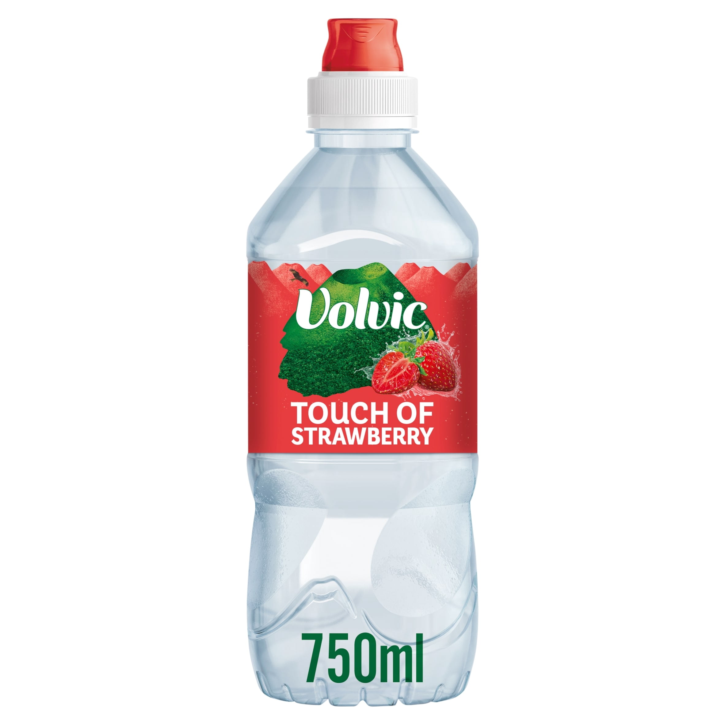 Volvic Touch of Fruit Strawberry Still Flavoured Water 750ml, Imported from Britain